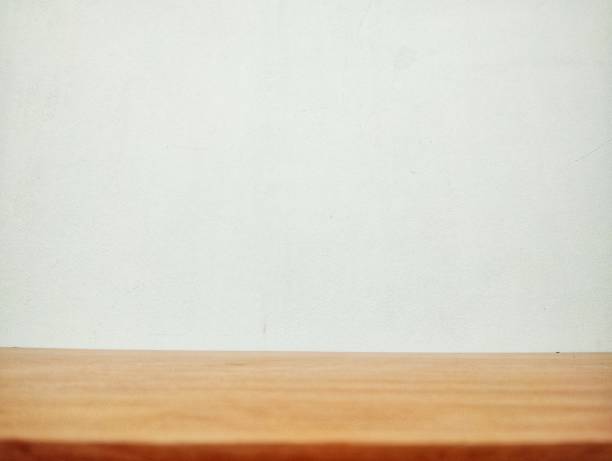 istock Empty space for advertisements with wooden motifs on a white background 2153375796