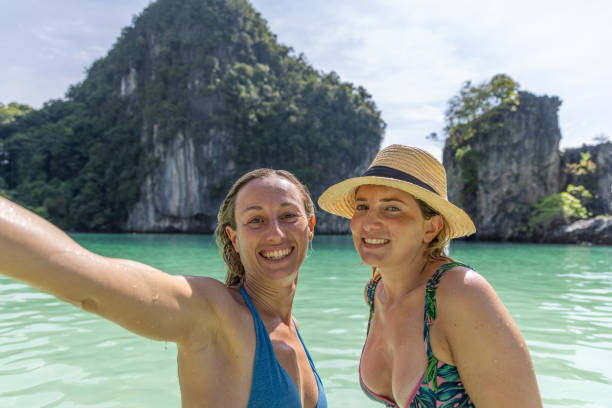 istock Friends Swimming On A Hot Day 2153375952