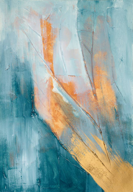 istock Abstract multicolor painting wtih grunge texture on canvas. Artwork mix brush stroke, splash color and oil, acrylic paint element. Modern contemporary art  for wallpaper background 2153379405
