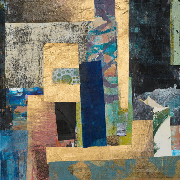 istock Abstract multicolor painting wtih grunge texture on canvas. Artwork mix brush stroke, splash color and oil, acrylic paint element. Modern contemporary art  for wallpaper background 2153379775