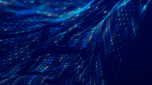 istock Digital technology background. Network connection dots and lines. Futuristic background for presentation design. 3d 2153381172