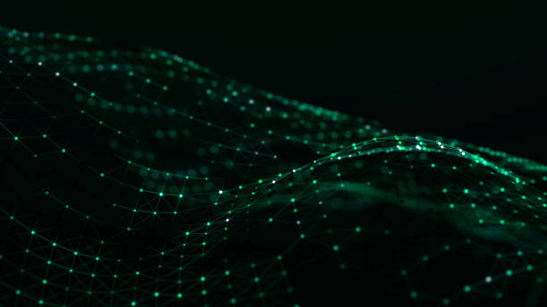 istock Digital technology background. Network connection dots and lines. Futuristic background for presentation design. 3d 2153381274