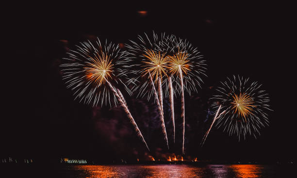 istock Pattaya International Fireworks Show. 2153381723