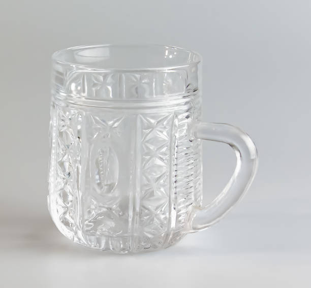 istock Crystal beer glass on a white background 2153388013