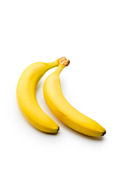 istock Fruit: Two Banana Isolated on White Background 2153399820