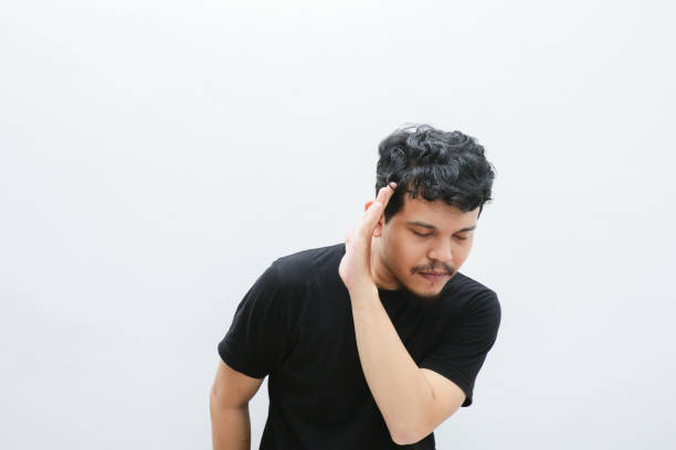 istock an asian man shows a refusing gesture or a no sign 2153400936