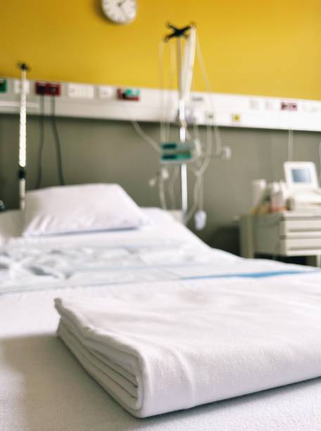 istock Hospital bed linen 2153405173