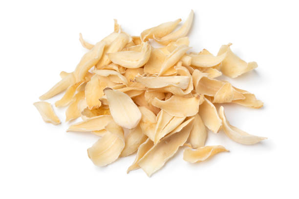istock Dried Lily buds close up on white background 2153405436