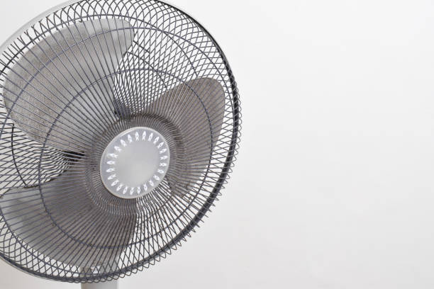 istock Dirty dust in the fan on white background 2153410573