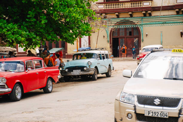 Town of Moron, Cuba - April 10 2024: Morón is a city and a municipality in Ciego de Ávila Province in central Cuba. It is one of ten municipalities in the province, and is the second in importance and the oldest. Morón is the closest city to the tourist resorts on Cayo Coco and Cayo Guillermo.