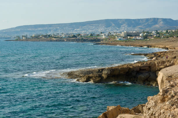 istock Rocky coast line with sea 2153417142