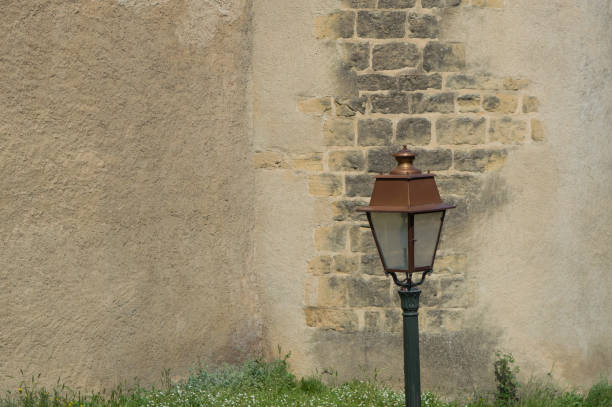 Old public lighting in a city
