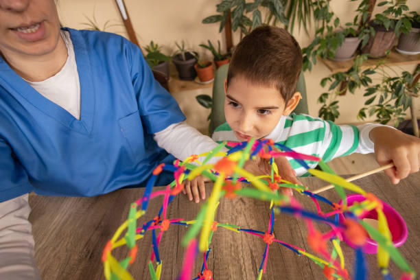 istock Colorful Ball Therapy for Autistic Child 2153446570