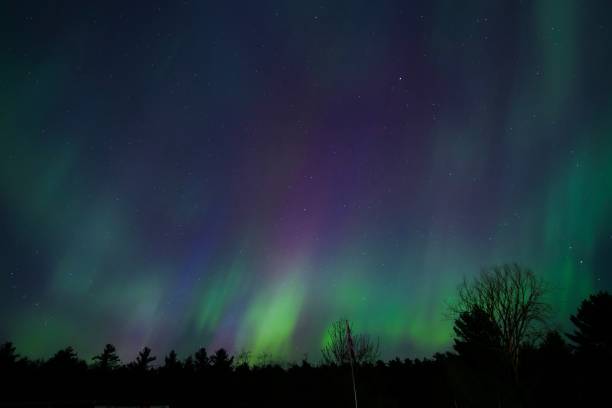 istock Northern Lights - Aurora Borealis from Gravenhurst, Ontario Canada 2153463773