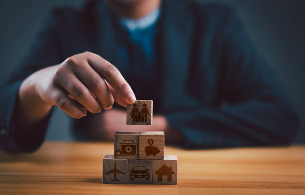 istock Take out insurance concept. taking out mortgage or insuring house to avoid possible problems 2153465585
