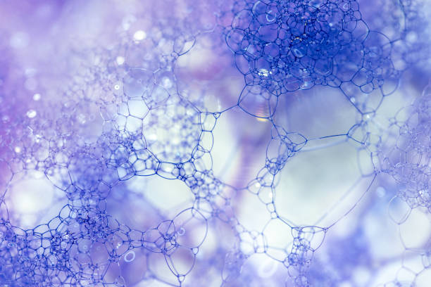 istock Blue and Purple Abstract Art - Connections 2153469487