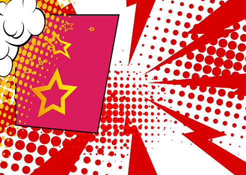 Ndp Backdrop Awesome Cartoon Background Comic Book Abstract Page Layout Backdrop ...