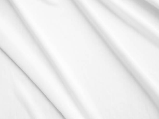 istock Fabric White Cloth Cotton Background Sheet Silk Material Texture Satin Pattern Fashion Abstract Shape Space natural Beautiful Textile Luxury Ripples Wallpaper Smooth Vintage Canvas Ecology Wall. 2153477886
