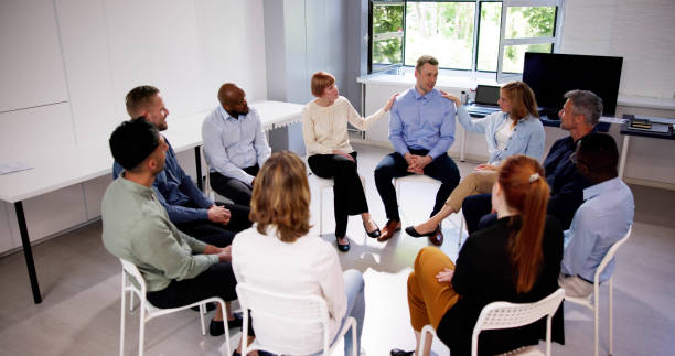 istock Young Multiracial Millennial Friends Sitting 2153481919
