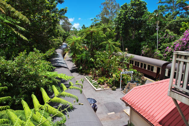Train station in Kuranda, Cairns, Australia