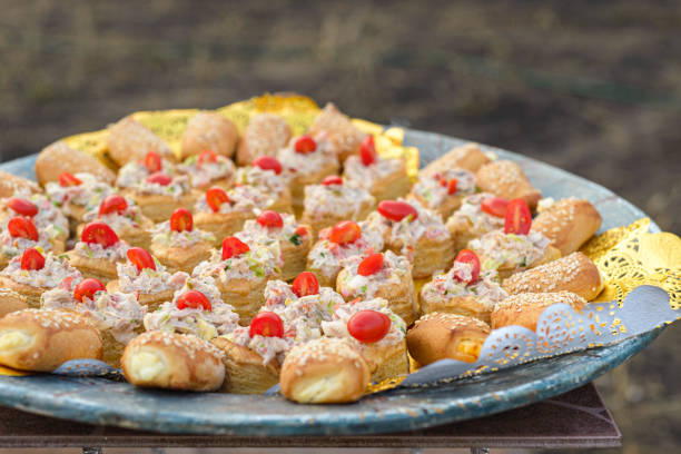 czech New Year's Eve food as nice background