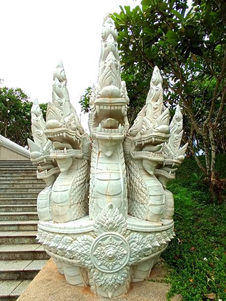 istock Five-Head Nakas in Wat Tang Sai, Prachub Kirikhan, Thailand 2153491201