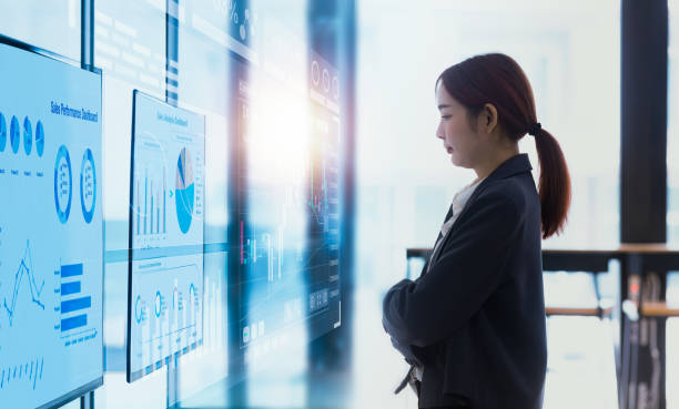 istock Technology and financial advisory services concept. 2153493903