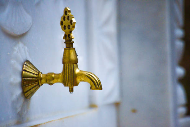 istock Golden Elegance: The Majestic Fountain Tap 2153504713