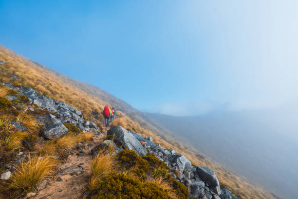 istock Hiking to greater destinations. 2153506128