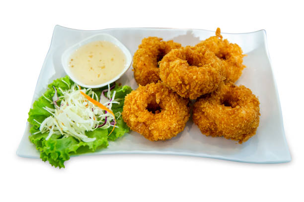 istock Top view of Crispy Thai Prawn Cake , focus selective 2153509020