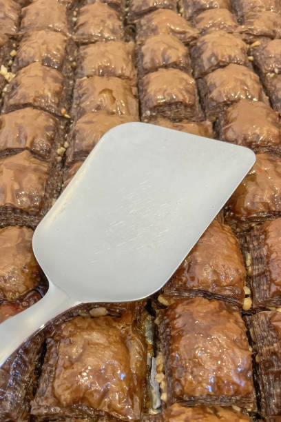 istock Traditional Turkish walnut baklava ready to eat and serve. 2153509057