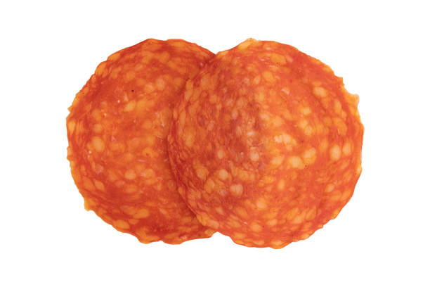 istock sliced chorizo salami isolated on white 2153516243