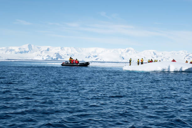istock Sea Ice landing, Antarctic circle 2153518013