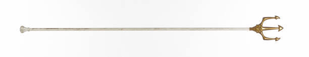 istock golden trident isolated on white background 2153540111