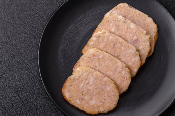 istock Delicious roll or homemade minced chicken sausage 2153543618
