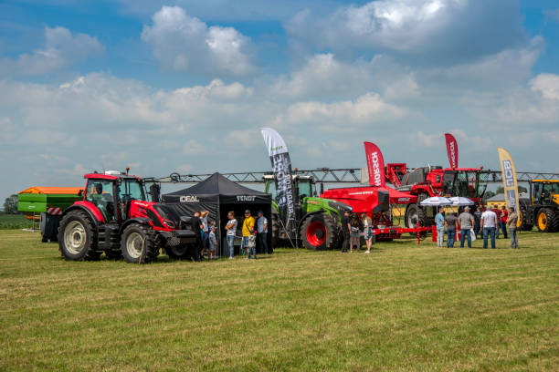Dorchester.Dorset.United Kingdom.September 7th 2024.A restored County 4000 four is on show at the Dorset county show