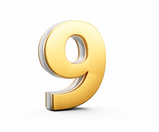 istock 3d Golden Shiny 9 Nine Digit 3d Nine Number Isolated On White Background 3d Illustration 2153560231