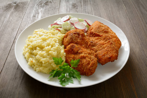 istock fried chicken fillet with rice 2153562872