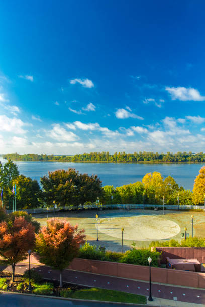 istock Ohio River at Evansville, Indiana in Fall 2153565205