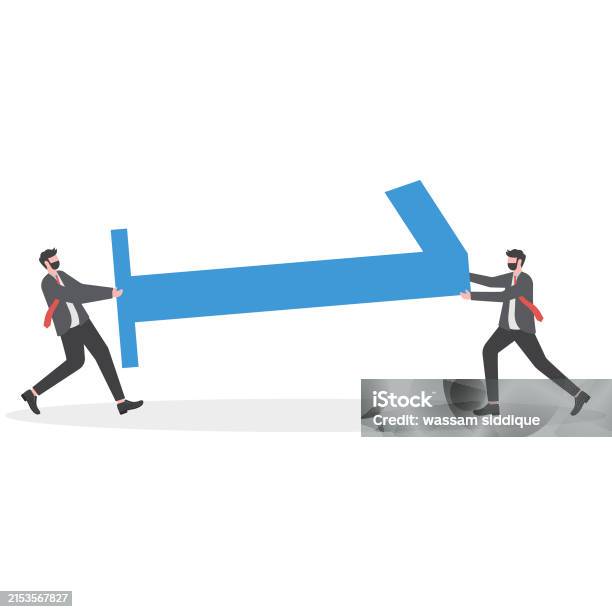 Competing Pulls Competing To Be Number One Business Mens Help Each Other Pull Number ...