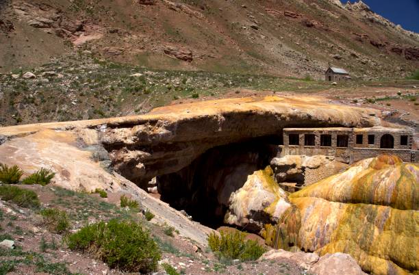 istock Inca bridge, Mendoza, Andes Mountain, Argentina. 2153570258