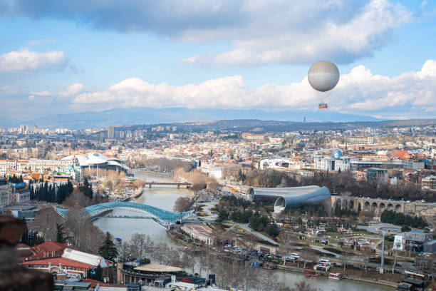 istock View over Tbilisi and Kura River, Georgia 2153574579