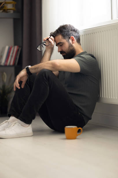 istock Pensive lost in thoughts suffering from depression 2153582323