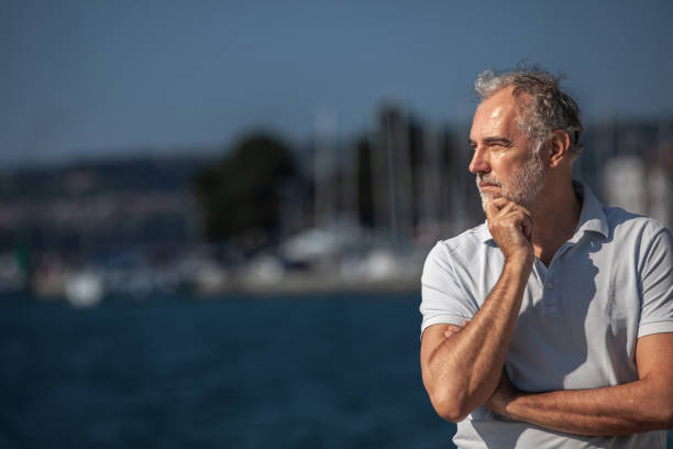 istock Mature man portrait outdoors 2153585447