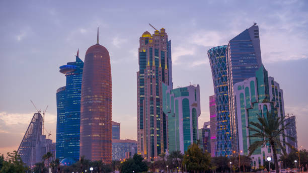 istock The Panoramic skyline of Doha, Qatar 2153585632