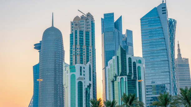 istock The Panoramic skyline of Doha, Qatar 2153585659