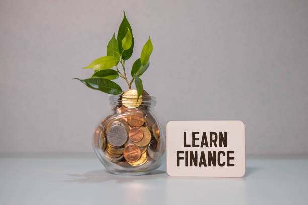 istock FINANCE text on a pink paper with notebooks . 2153603537