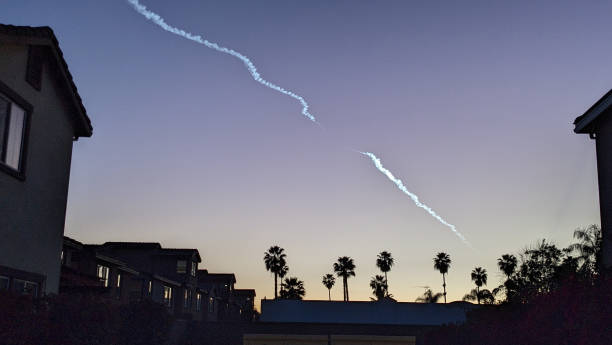 istock A Rocket Plume Above the Neighborhood 2153613847