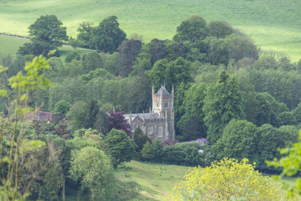istock Small countryside church Surrey England 2153622238