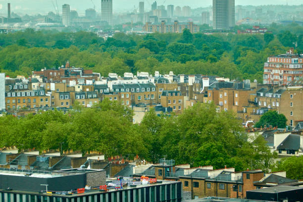 istock Brick buildings in London City 2153622942